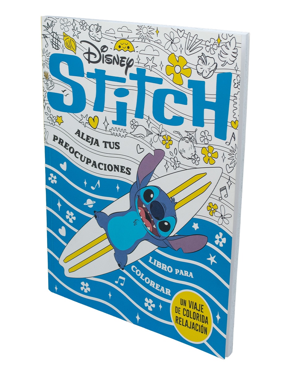 Libro para colorear Disney Stitch Aleja tus preocupaciones de 2