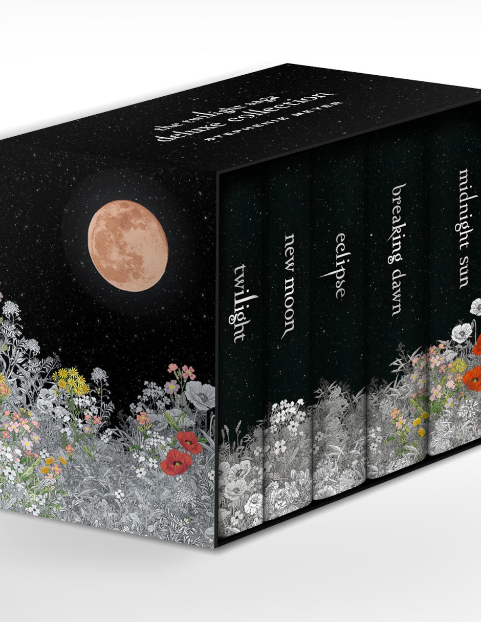 Estuche con libros The Twilight Saga Deluxe Hardcover Collection de Stephenie Meyer Estuche con libros The Twilight Saga Deluxe Hardcover Collection de Stephenie Meyer