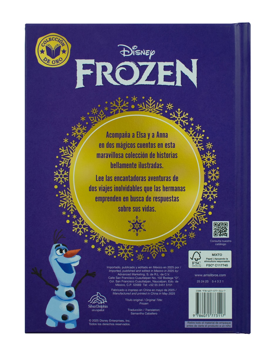 Disney Colección de Oro Frozen de Silver Dolphin 2