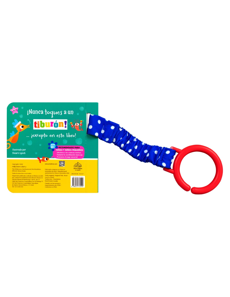 ¡Libro Para Carriola Nunca Toques A Un Tiburón! de Silver Dolphin 2