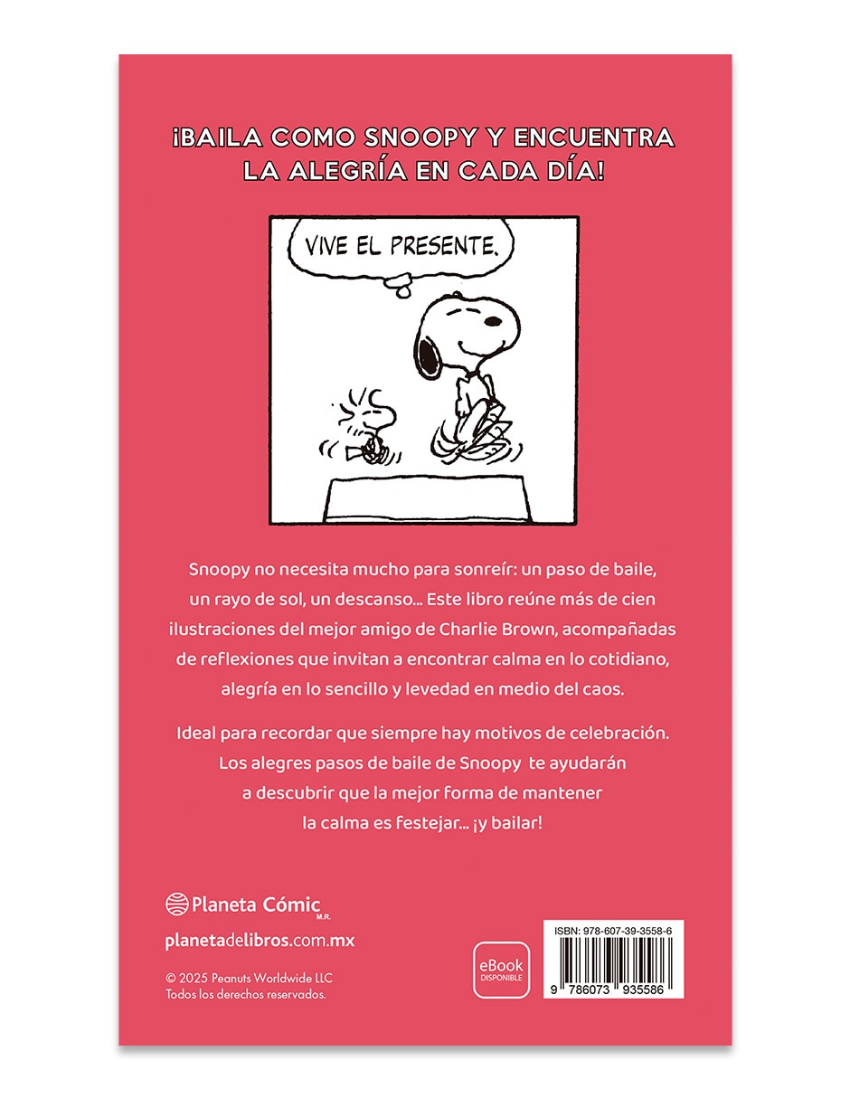 Libro Peanuts Mantén La Calma Y Baila de Charles M Schulz 2