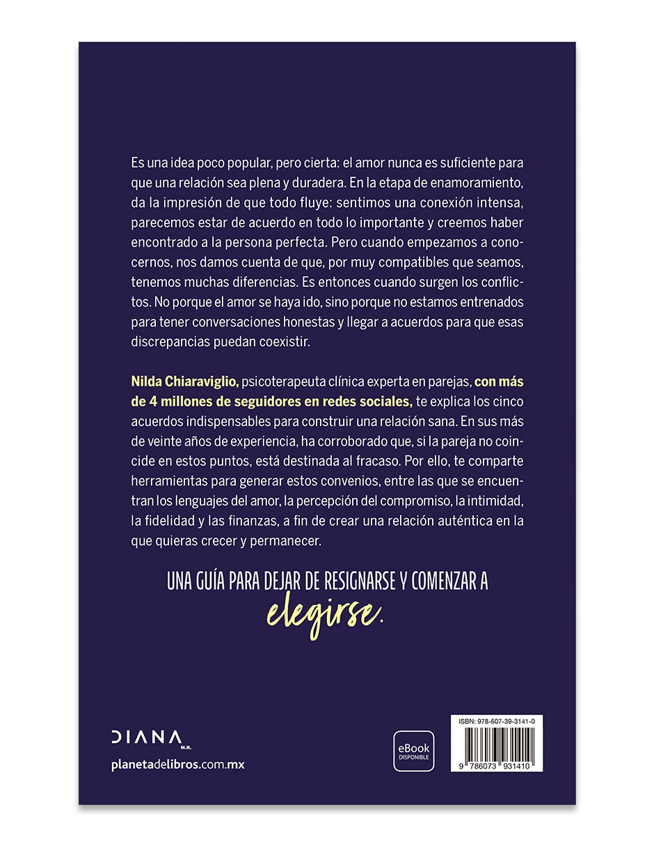 Libro Los 5 Acuerdos De La Pareja de Nilda Chiaraviglio 2