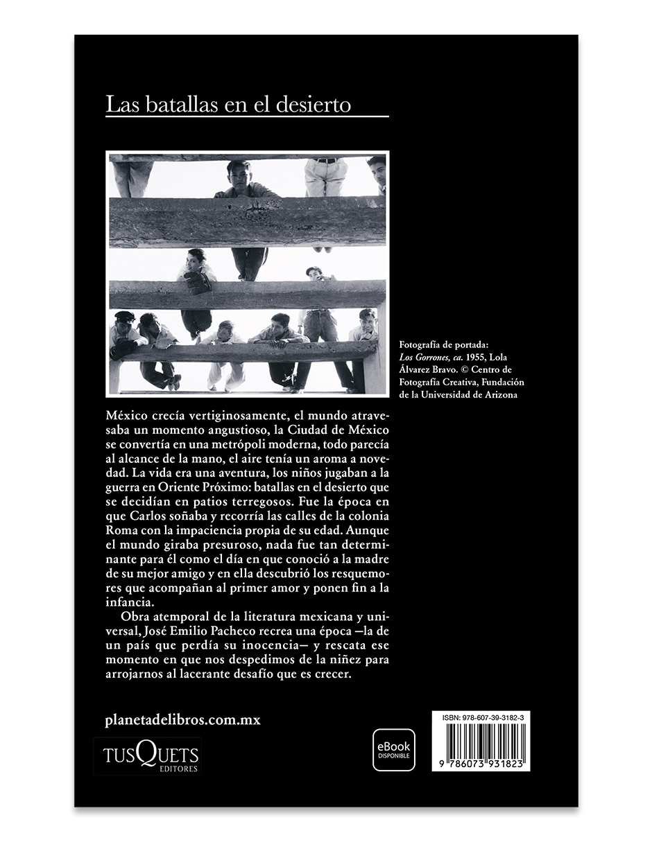 Libro Las Batallas En El Desierto de José Emilio Pacheco 2