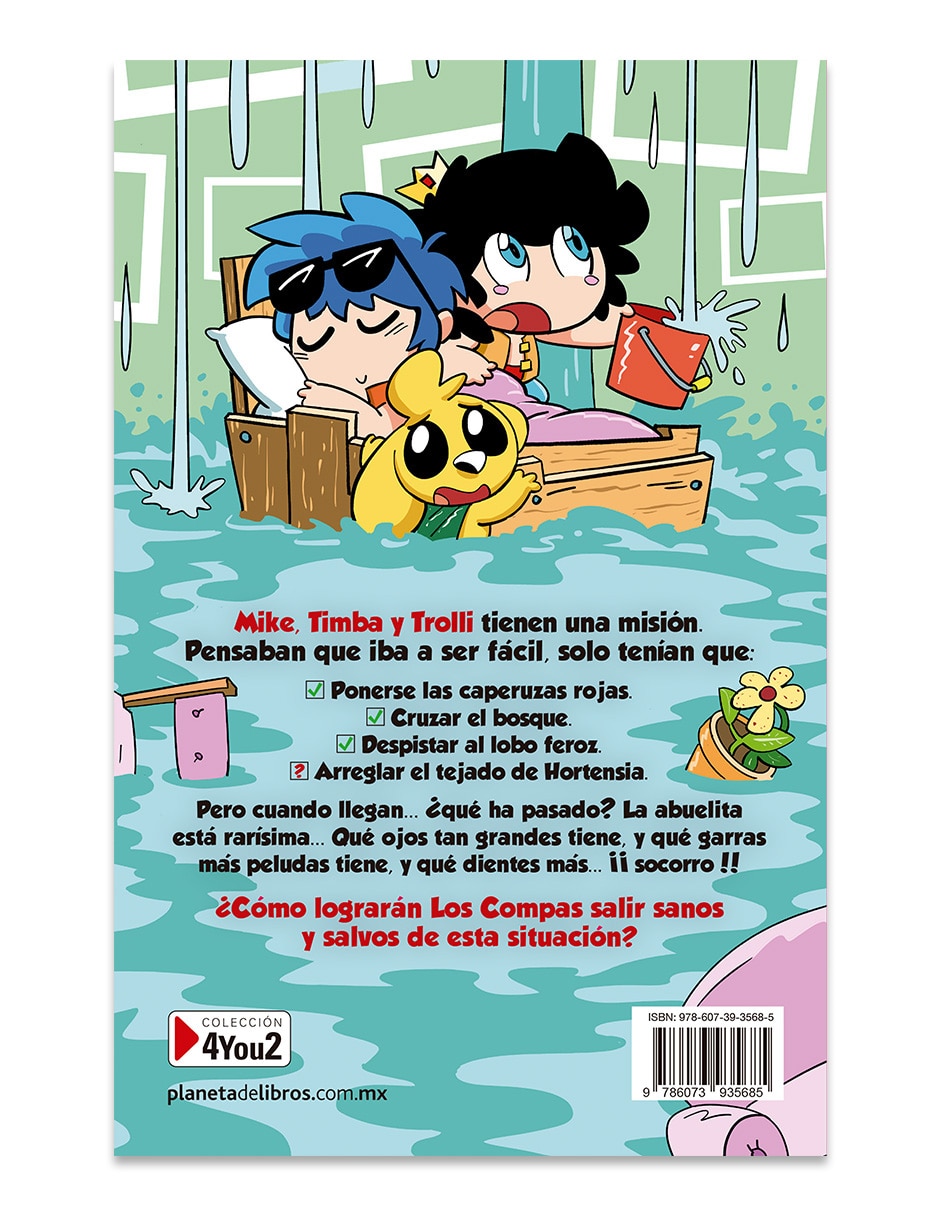 Libro Los Compacuentos 3 Los Compas Y El Lobo Feroz de Mikecrack El Trollino Y Timba Vk 2