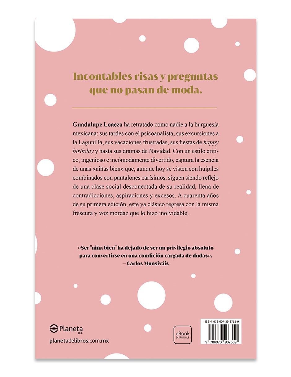 Libro Las Niñas Bien 40 Aniversario de Guadalupe Loaeza 2