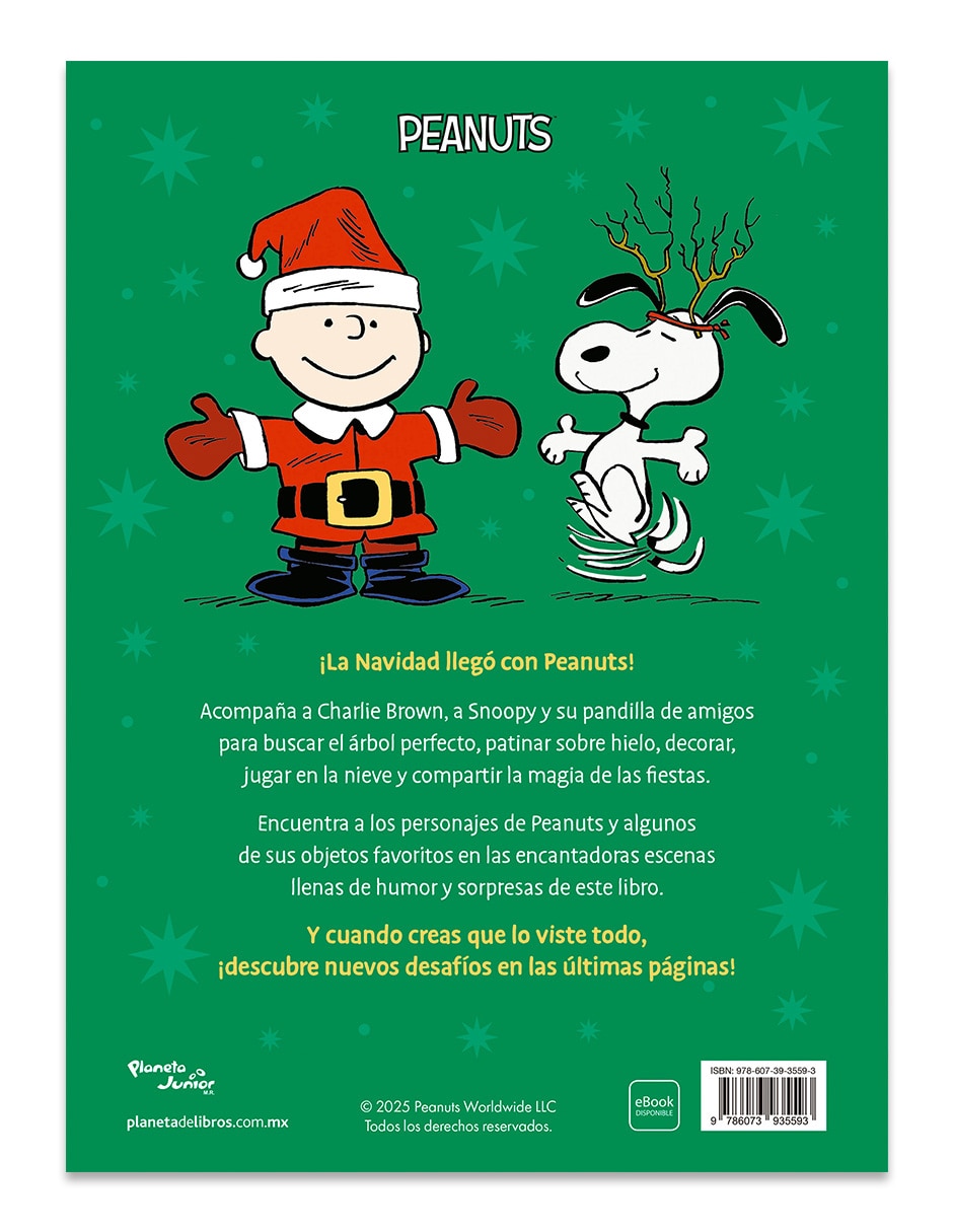 Libro Peanuts Feliz Navidad Charlie Brown de Peanuts 2