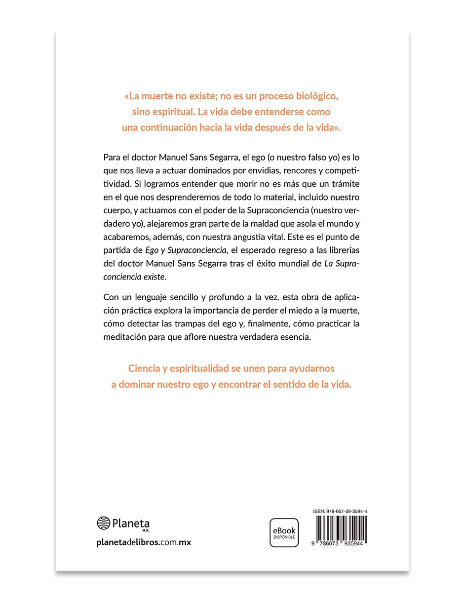 Libro Ego Y Supraconciencia de Dr Manuel Sans Segarra 2