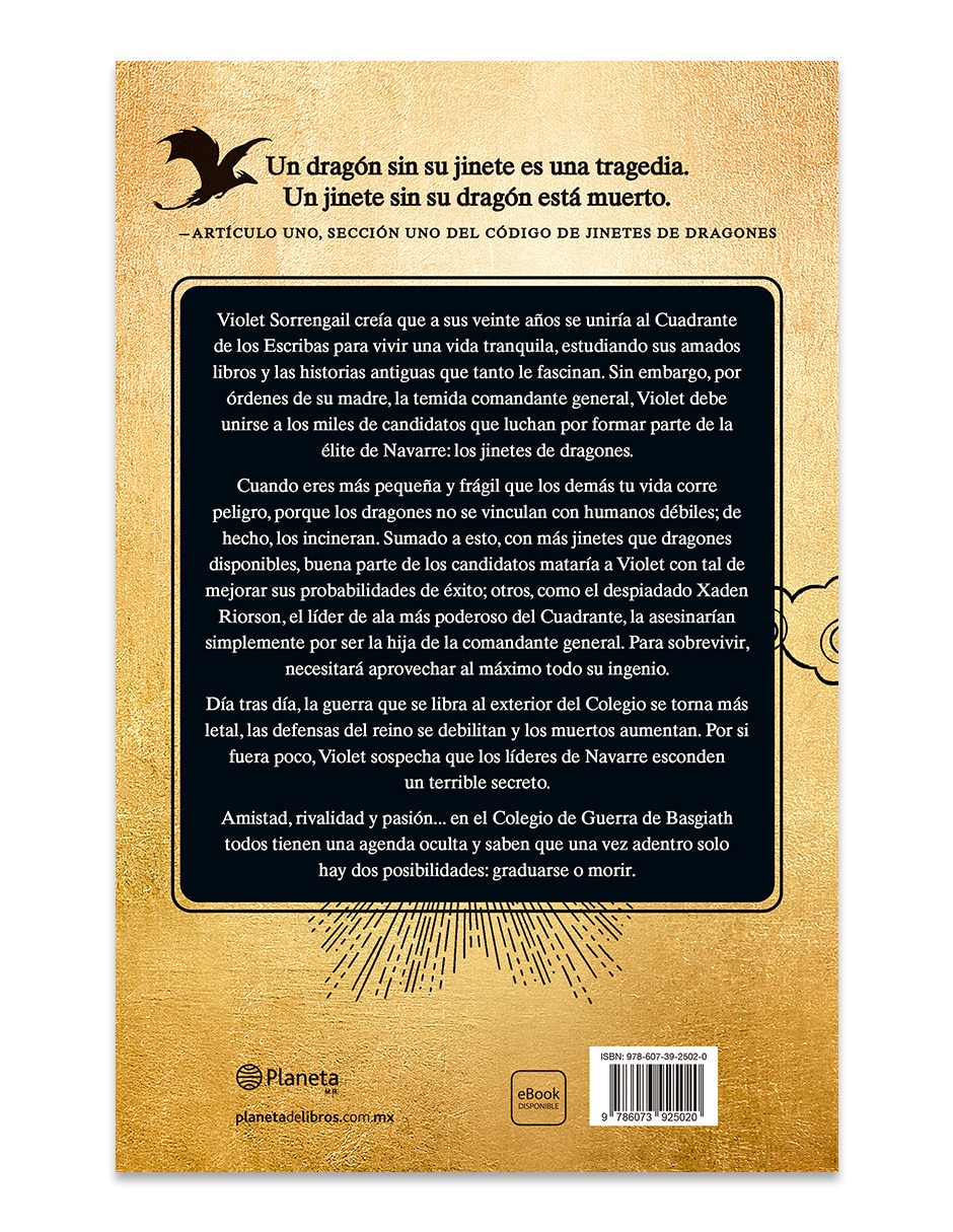Libro Alas De Sangre Empireo 1 de Rebecca Yarros 2