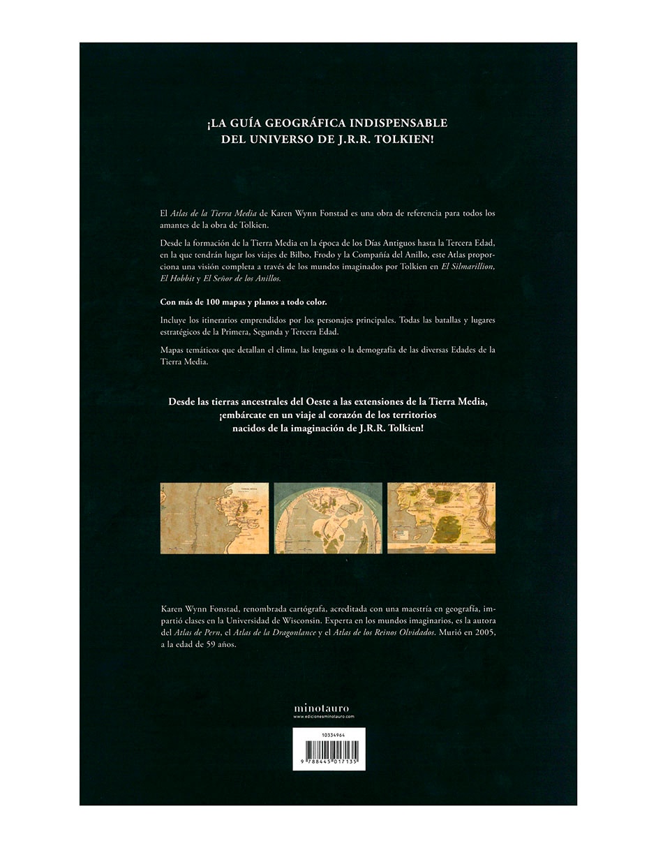 Libro Atlas De La Tierra Media de Karen Wynn Fonstad 2