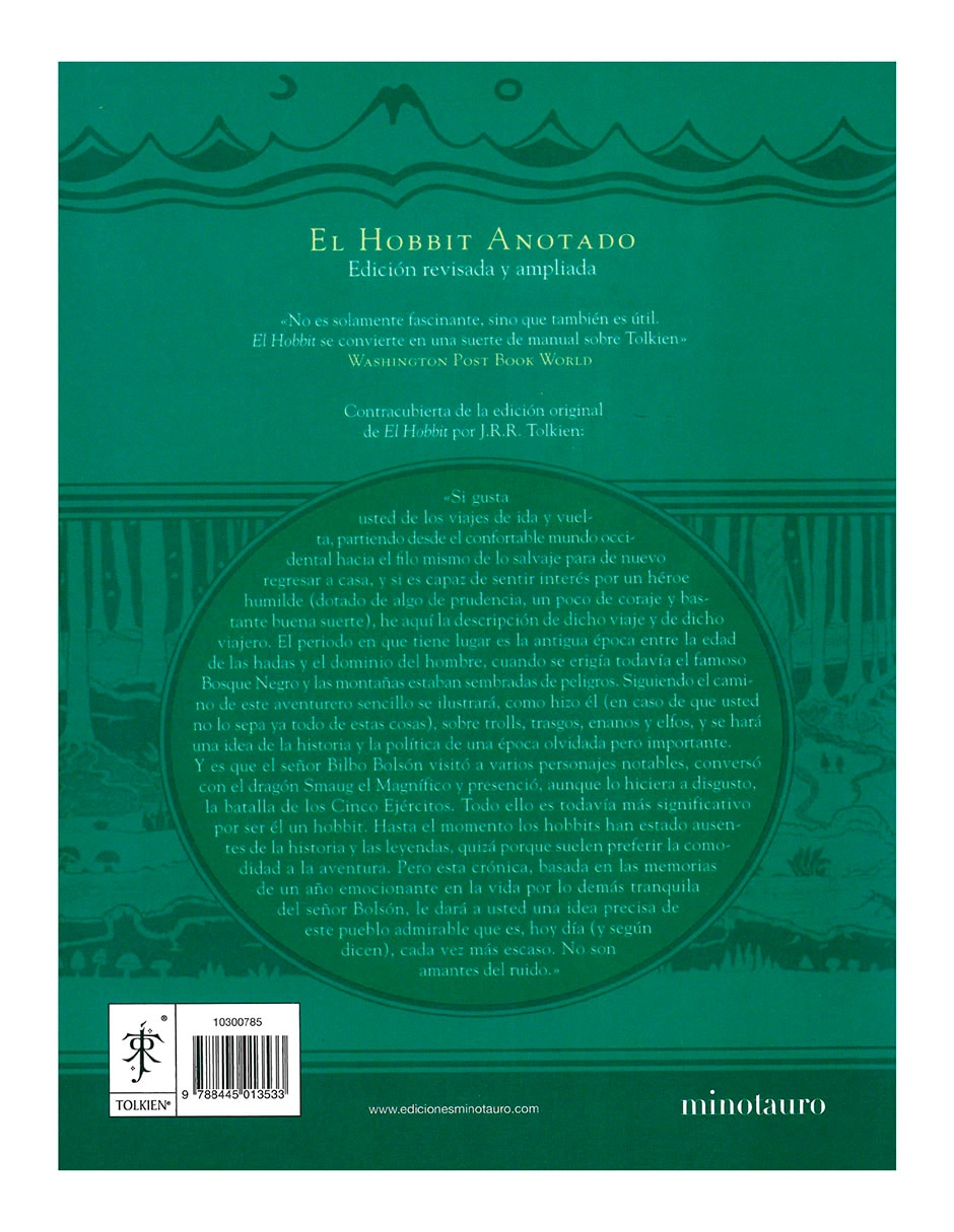 Libro El Hobbit Edición Revisada anotada E Ilustrada de J.R.R. Tolkien 2