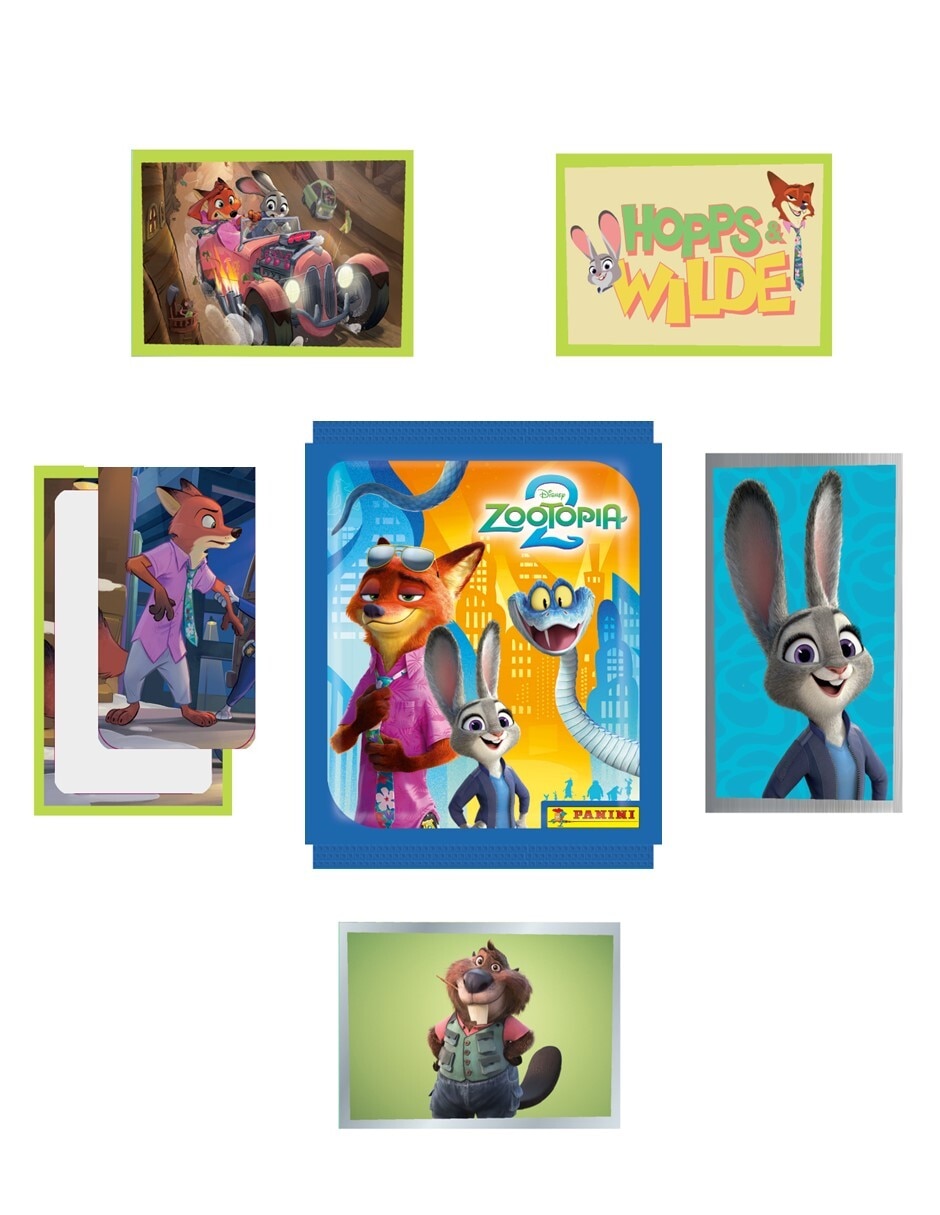 Álbum con estampas de Zootopia 2