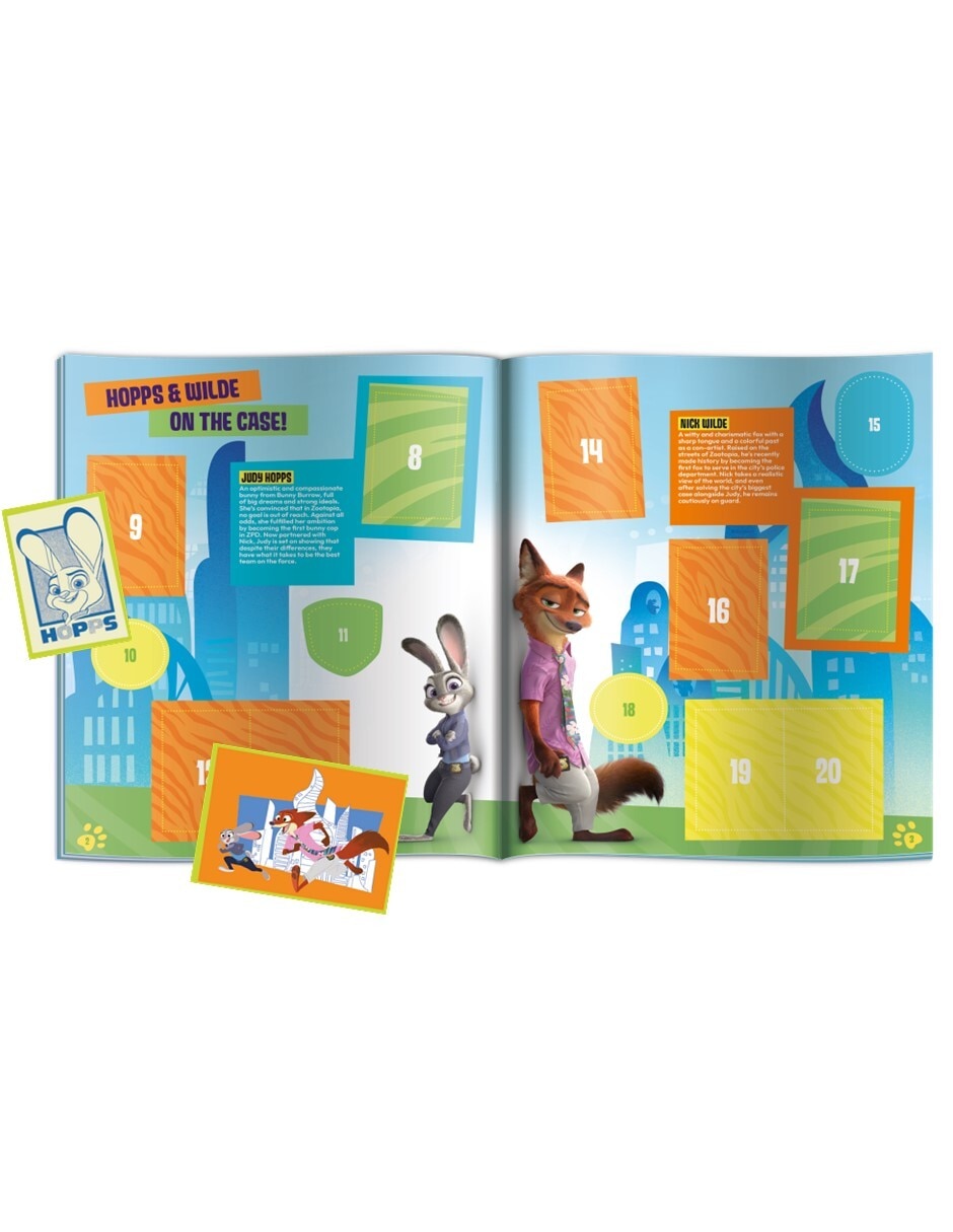 Álbum con estampas de Zootopia 3