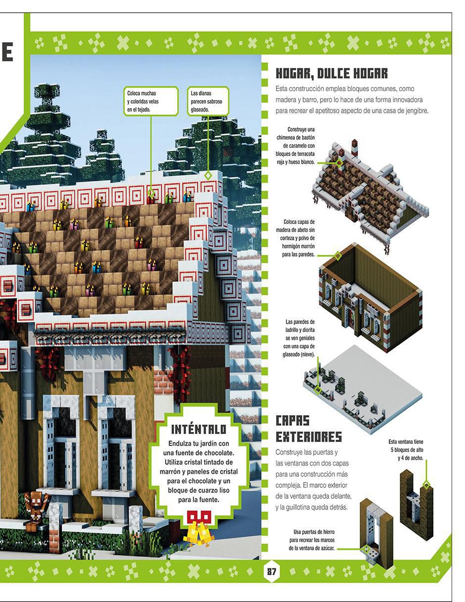 Libro Minecraft: Ideas navideñas ¡Más de 50 proyectos originales! de 3