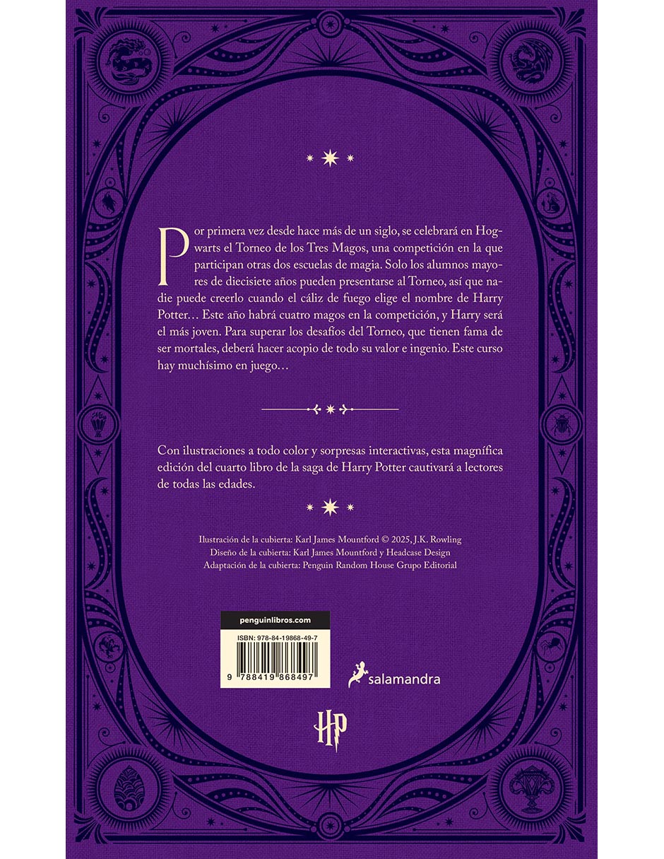 Libro El Cáliz De Fuego Hp4 (Versión Ilustrada Interactiva) de J.K. Rowling 2
