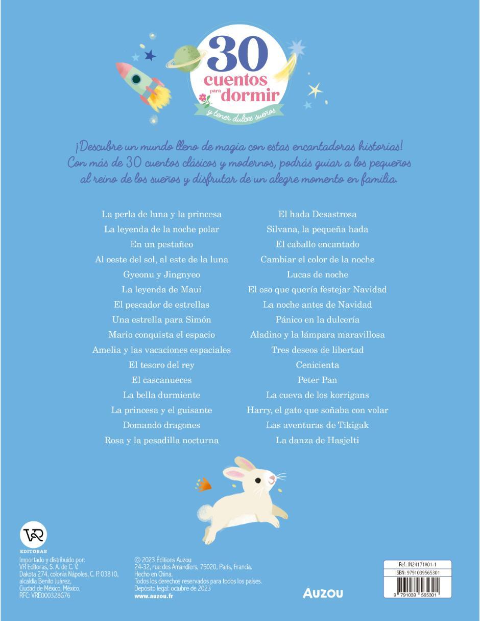 Libro 30 cuentos para dormir y tener dulces sueños de Auzou 4
