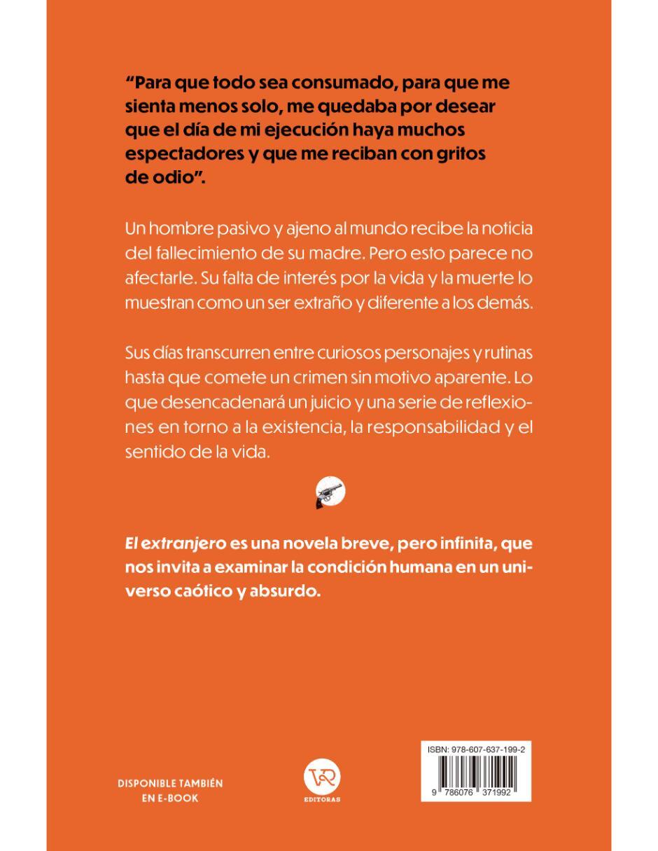 Libro El Extranjero de Albert Camus 2