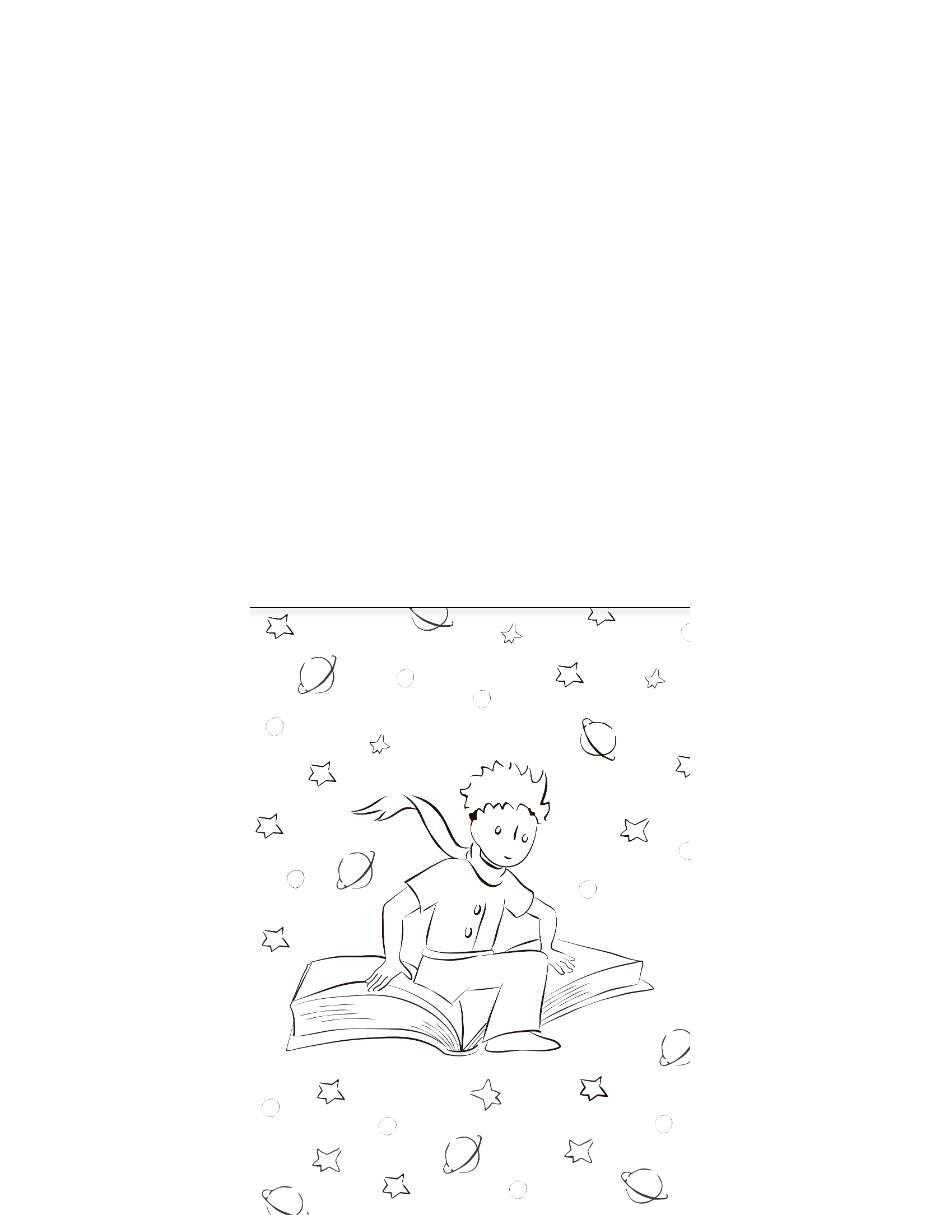 Libro colorear El principito para colorear 4