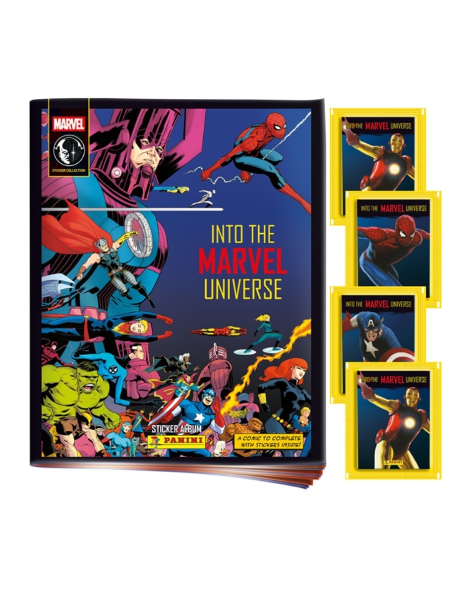 Álbum con estampas de Marvel
