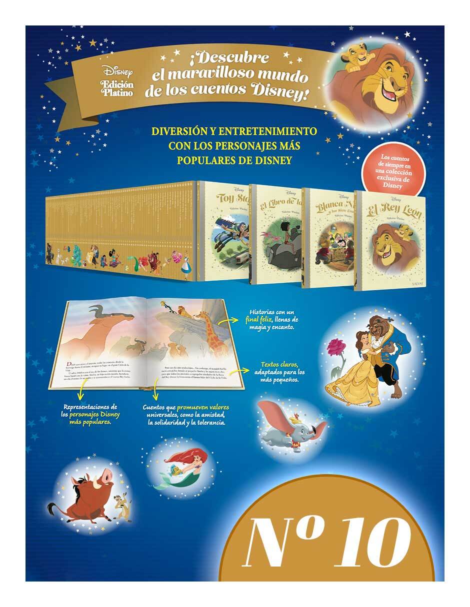 Coleccionable Libro Golden Books Disney Platinum no. 10 Coleccionable Libro Golden Books Disney Platinum no. 10