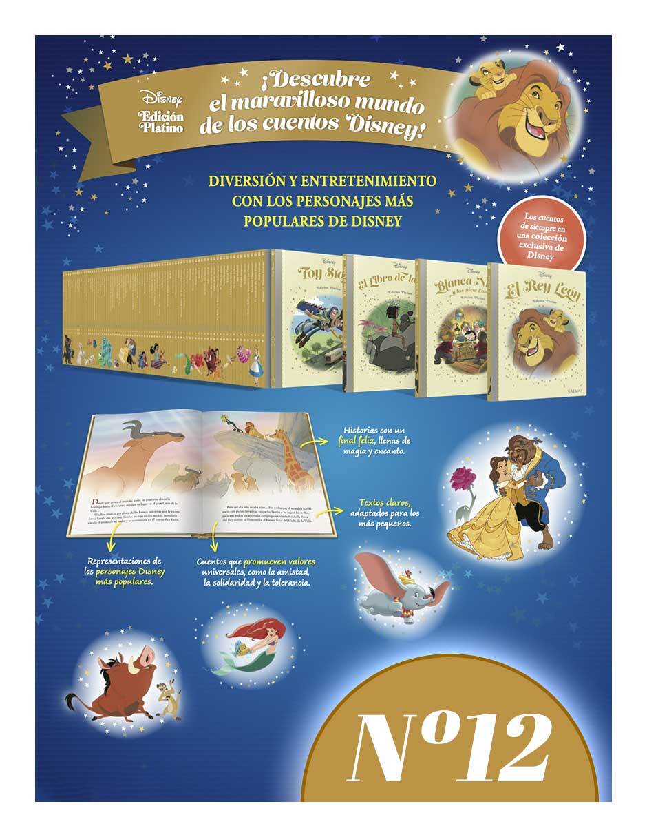 Coleccionable Libro Golden Books Disney Platinum no. 12