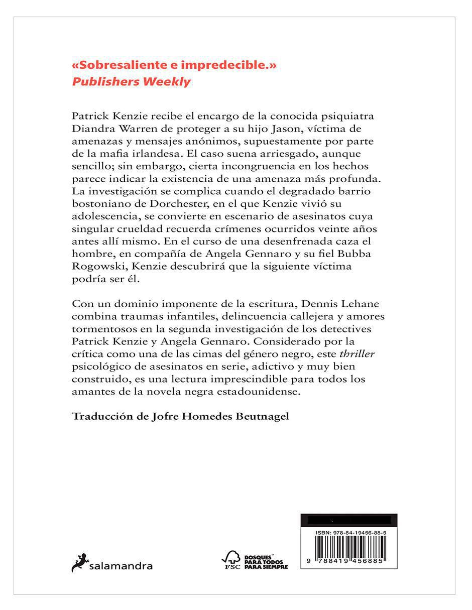 Libro Abrázame, Oscuridad de Dennis Lehane 3