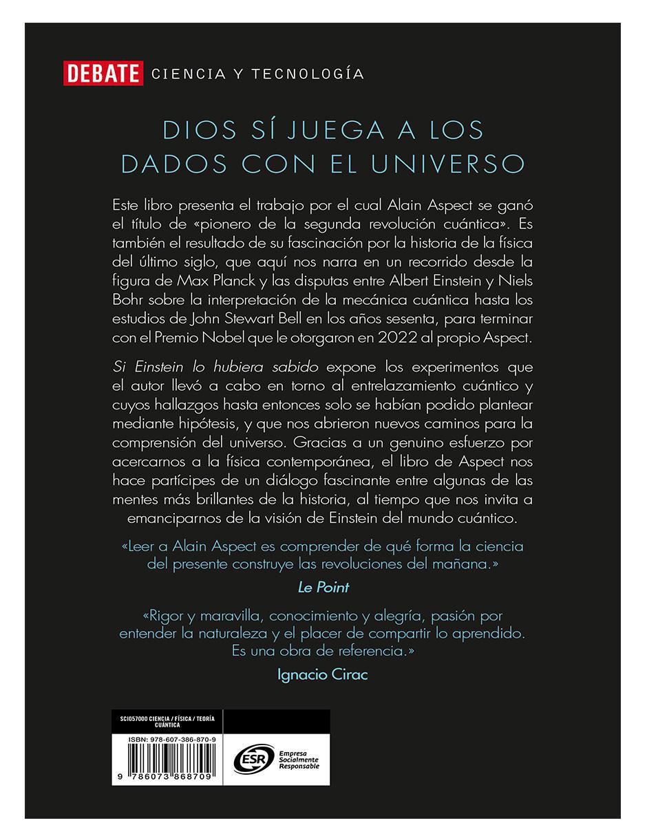 Libro Si Einstein Lo Hubiera Sabido de Alain Aspect 2