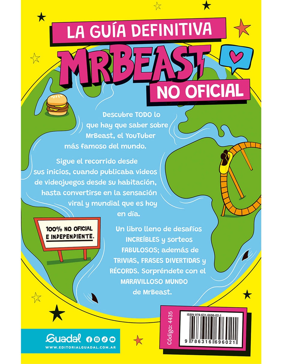 Libro El mundo de Mr. Beast de editorial Guadal 2