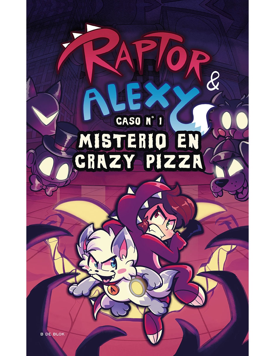 Libro Caso No.1 Misterio en Crazy Pizza de Raptor Gamer