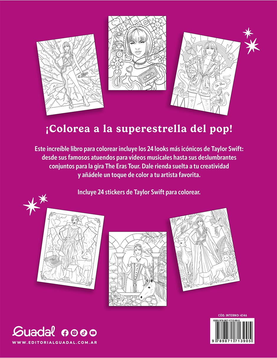 Libro Colorea a Taylor de Guadal 2