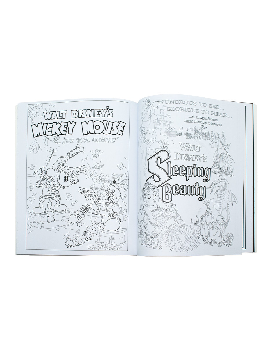 Libro Para Colorear Posters Vintage Disney de