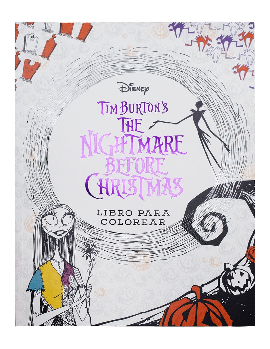 Libro para Colorear The Nightmare Before Christmas