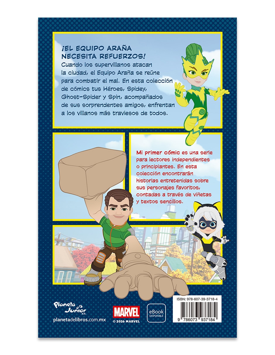 Libro Spidey Y Sus Sorprendentes Amigos El Equipo Araña Salva El Día de Marvel 2