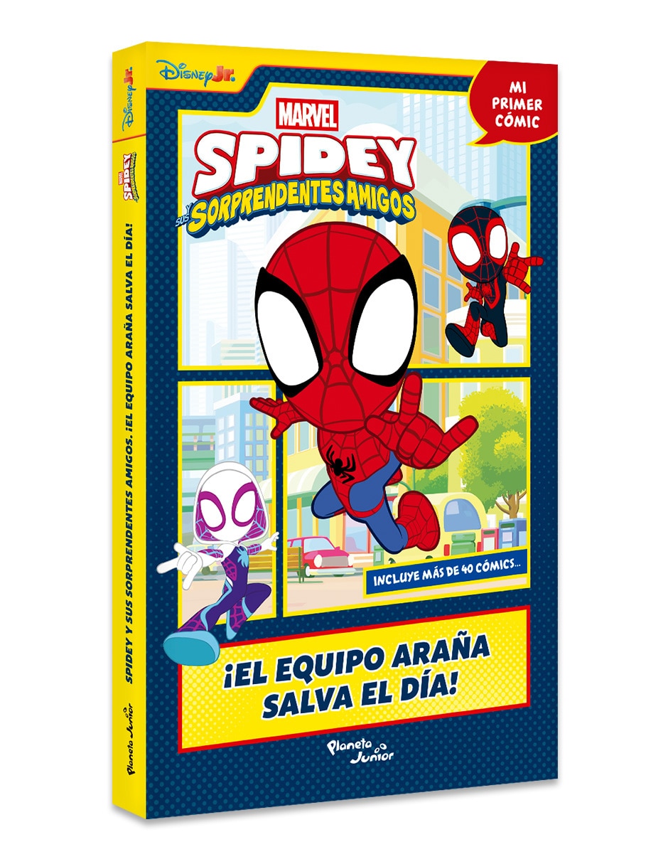 Libro Spidey Y Sus Sorprendentes Amigos El Equipo Araña Salva El Día de Marvel 3