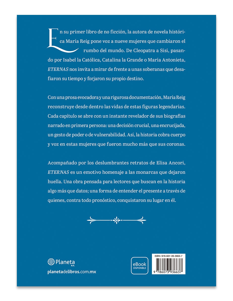 Libro Eternas de Elisa Ancori 2