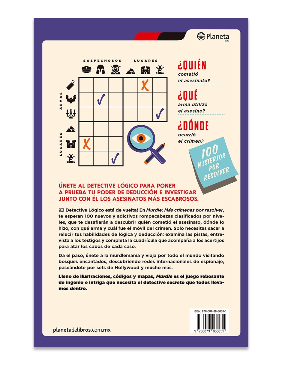 Libro Murdle Mas Crímenes Por Resolver de G T Karber 2
