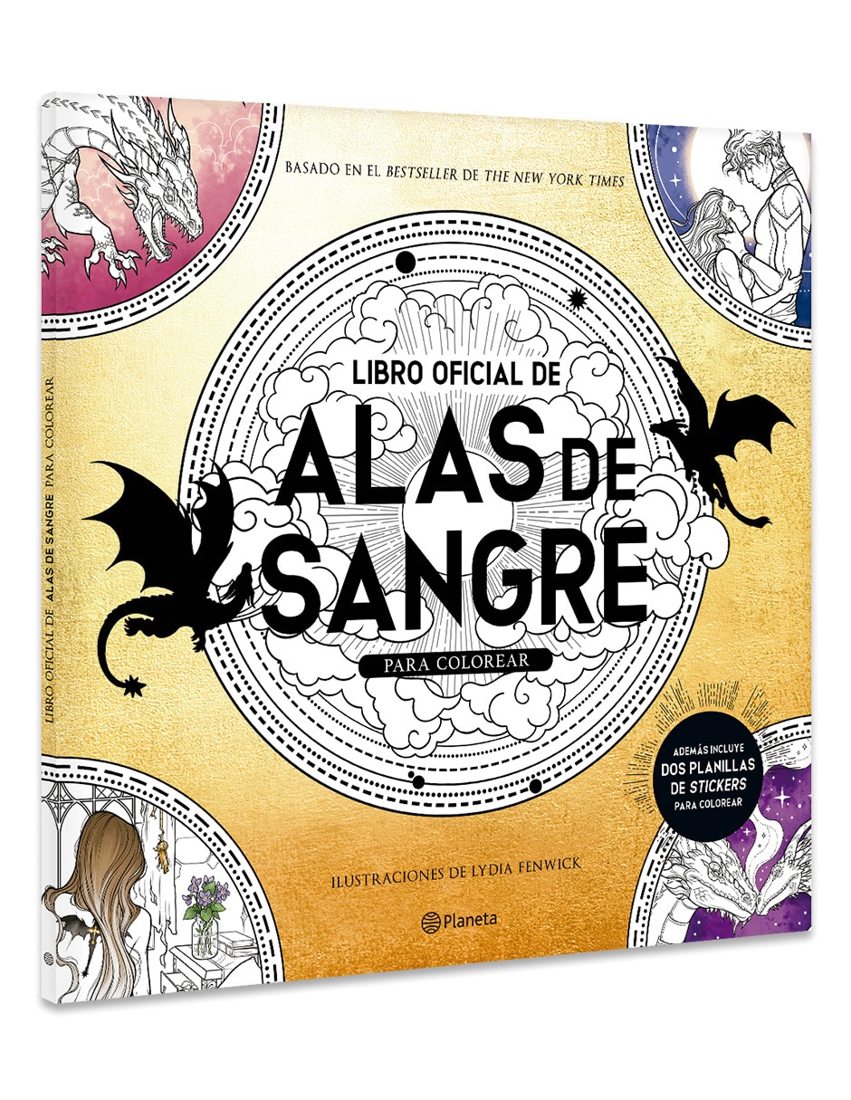 Libro Alas De Sangre Para Colorear de Lydia Fenwick 2