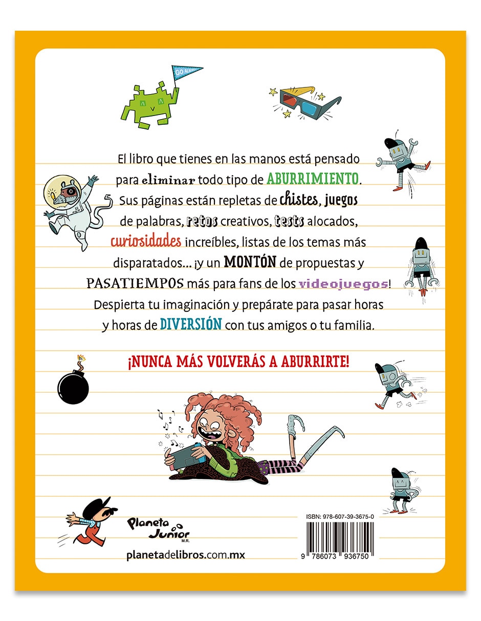Libro El Libro Antiaburrimiento Especial Videojuegos de Mapy Hernandez 2