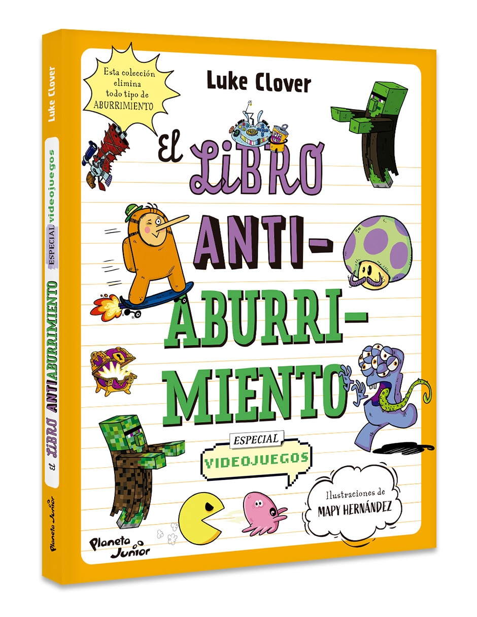 Libro El Libro Antiaburrimiento Especial Videojuegos de Mapy Hernandez 3