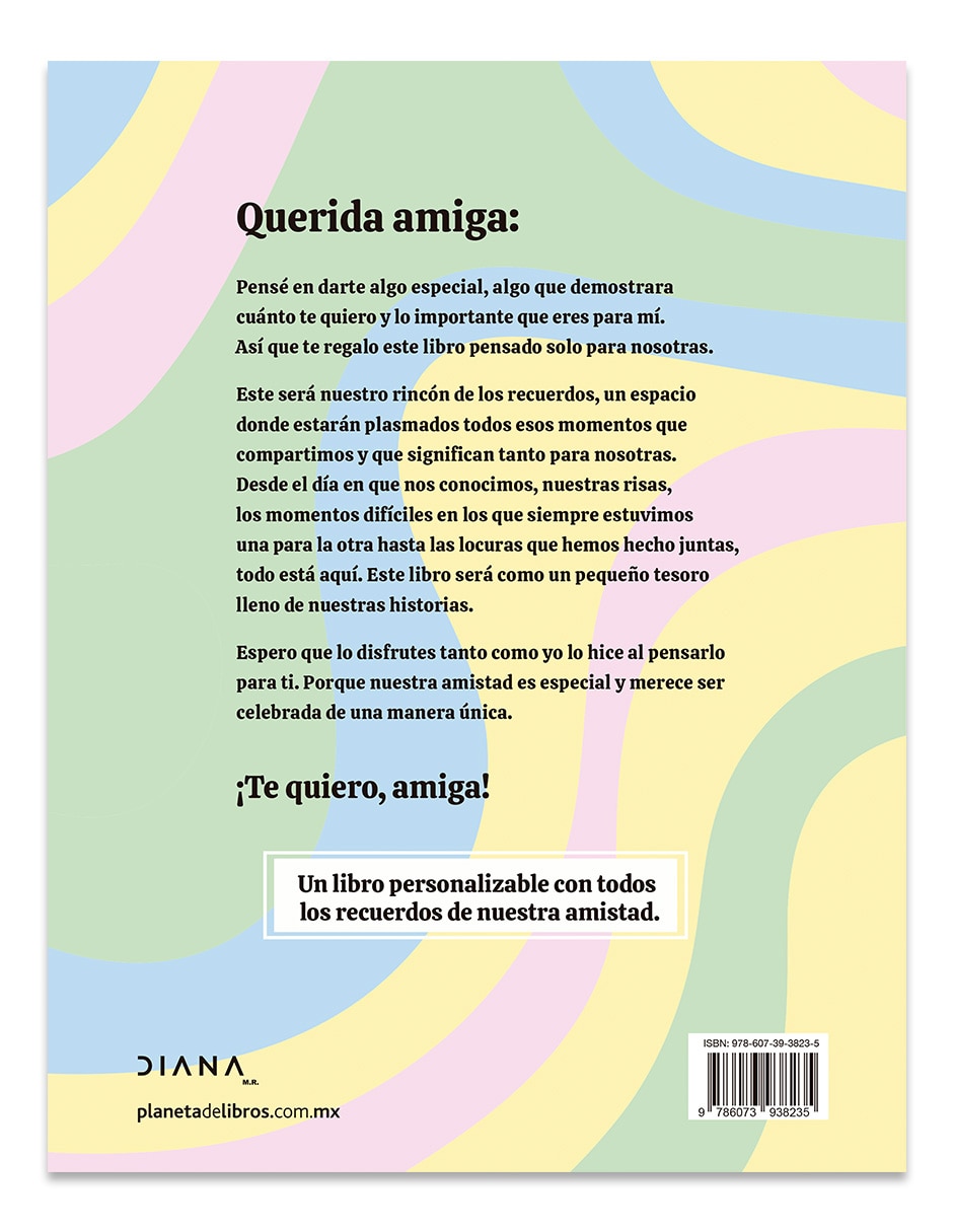 Libro Te Quiero Amiga de Varios Autores 2