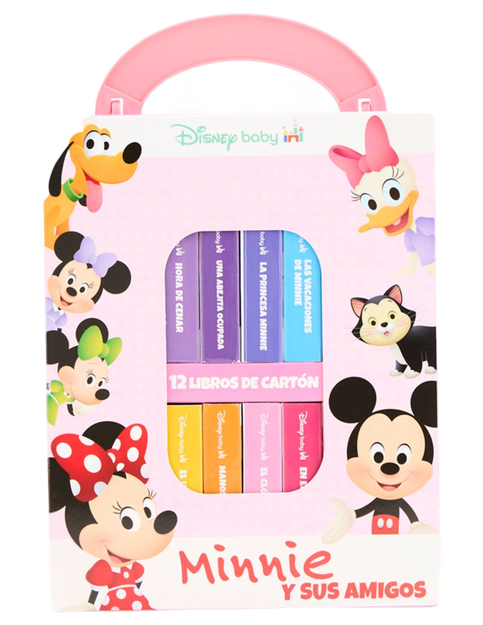 Estuche con libros Mi Primera Biblioteca Disney Baby Minnie y sus amigos de Pi Kids