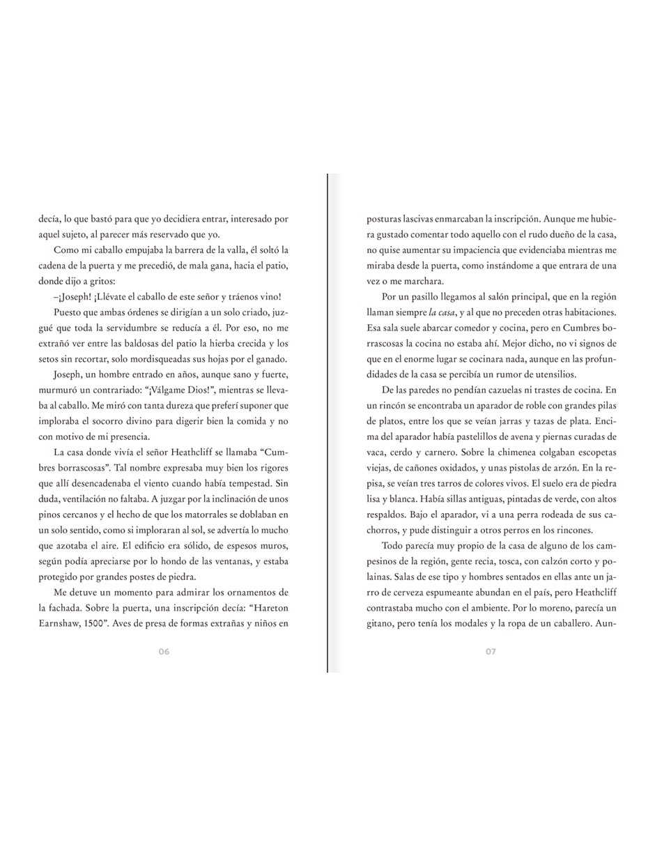 Libro CUMBRES BORRASCOSAS de Emily Bronte 4