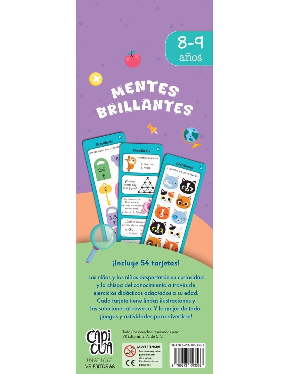 Libro Mentes Brillantes 8-9 Años de Capicua 2