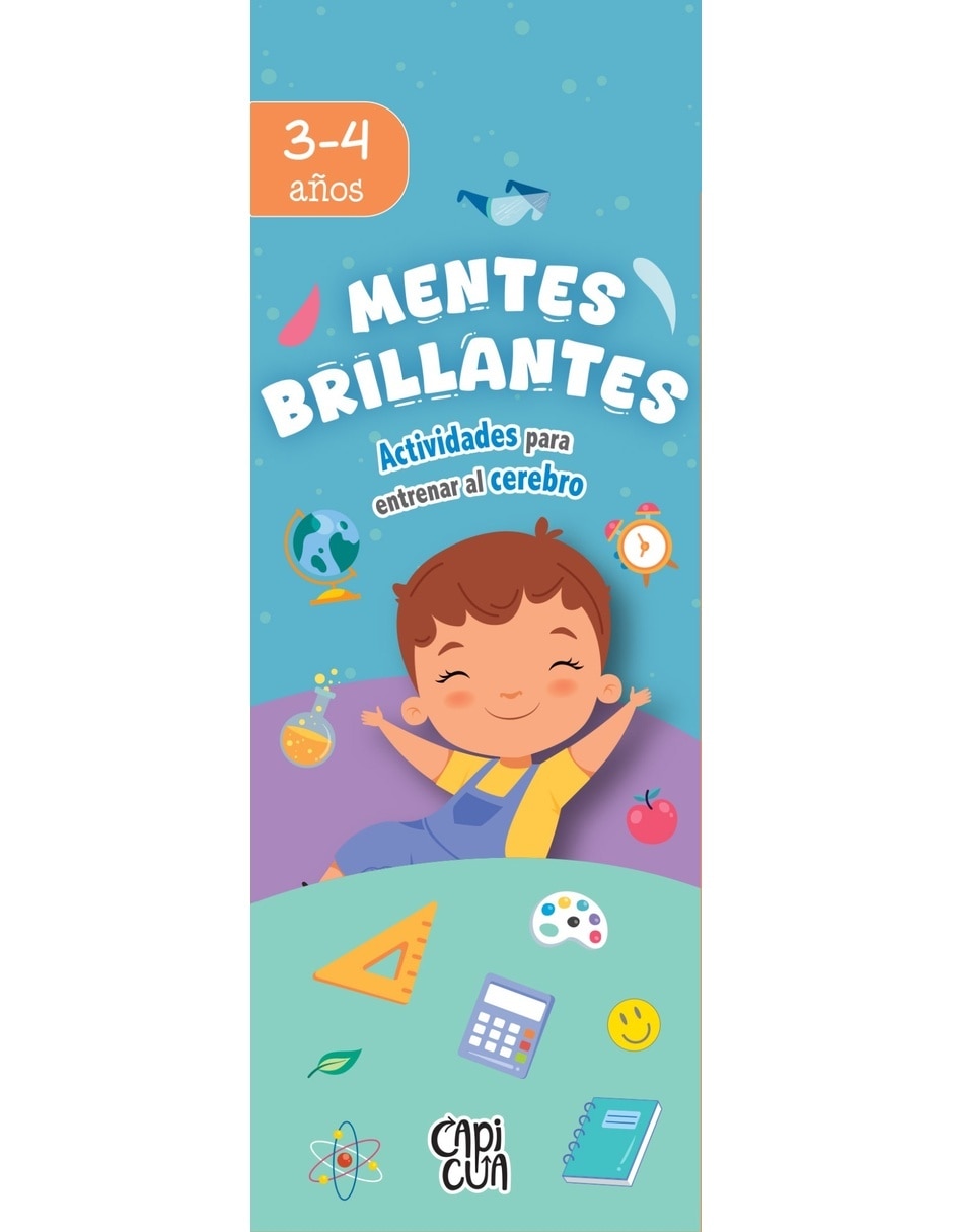 Libro Mentes Brillantes 3-4 años de Capicua