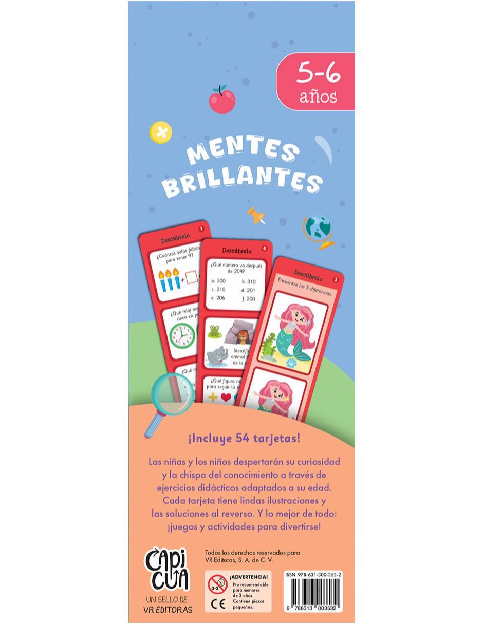 Libro Mentes Brillantes 5-6 años de Capicua 3