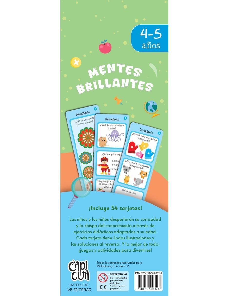 Libro Mentes Brillantes 4-5 años de CAPICUA 3