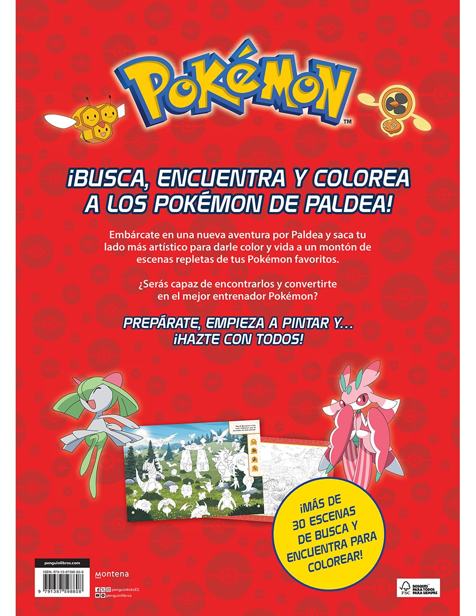 Libro Aventura en paldea de The Pokémon Company 2