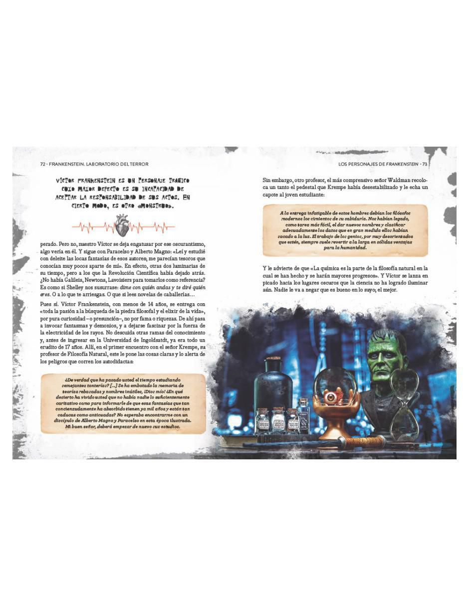 Libro Frankenstein - Laboratorio Del Terror de Alberto Jímenez García 6