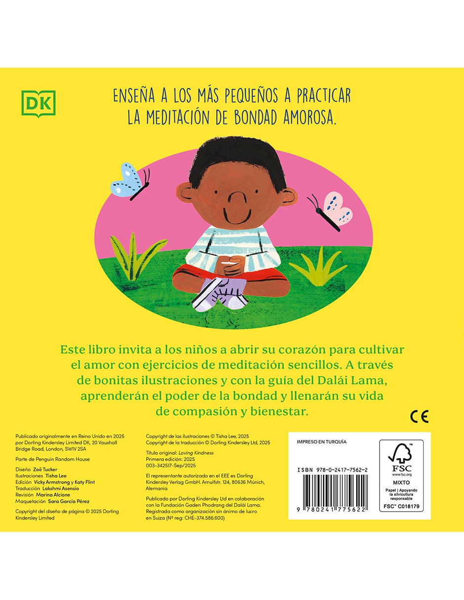 Libro Bondad Amorosa: Mi primera meditación de Dalái Lama 2