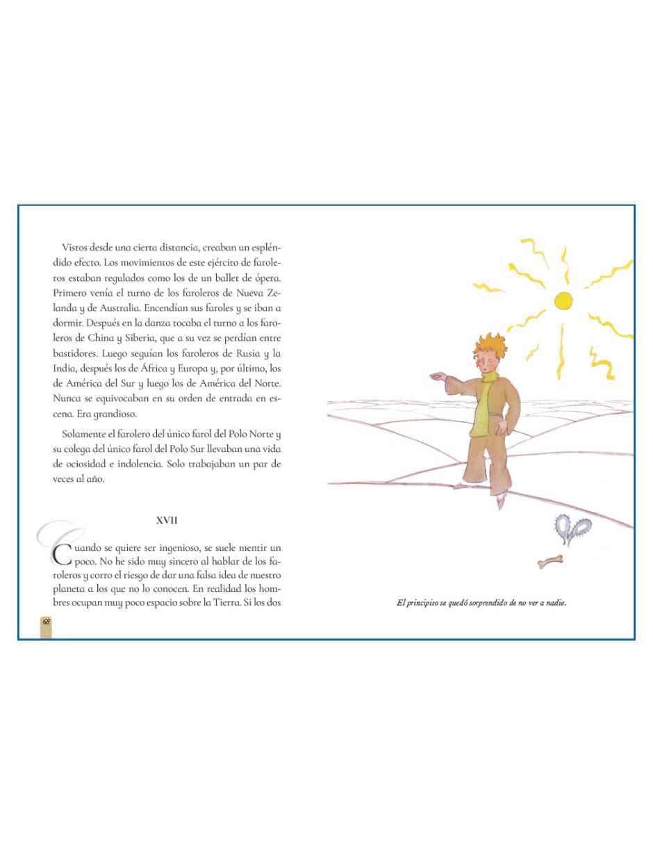 Libro El Principito - Letras Doradas y Acuarelas Originales Del Autor de Antoine de Saint-Exupéry 5