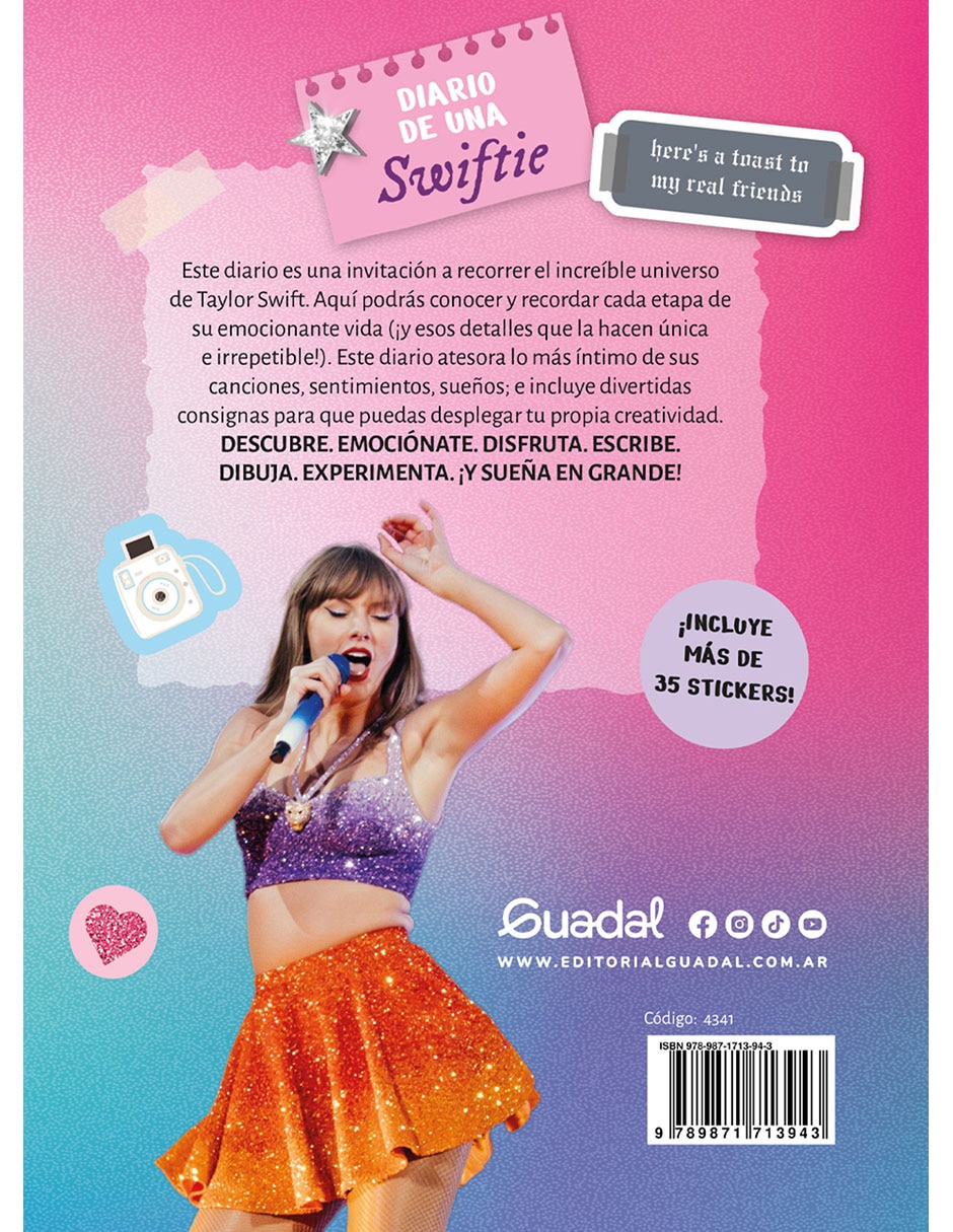 Libro Diario de una Swiftie de Guadal 2